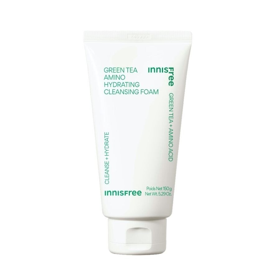 Innisfree Cleansing Foam Green Tea Amino Hydrating 150 G. โฟมล้างหน้า