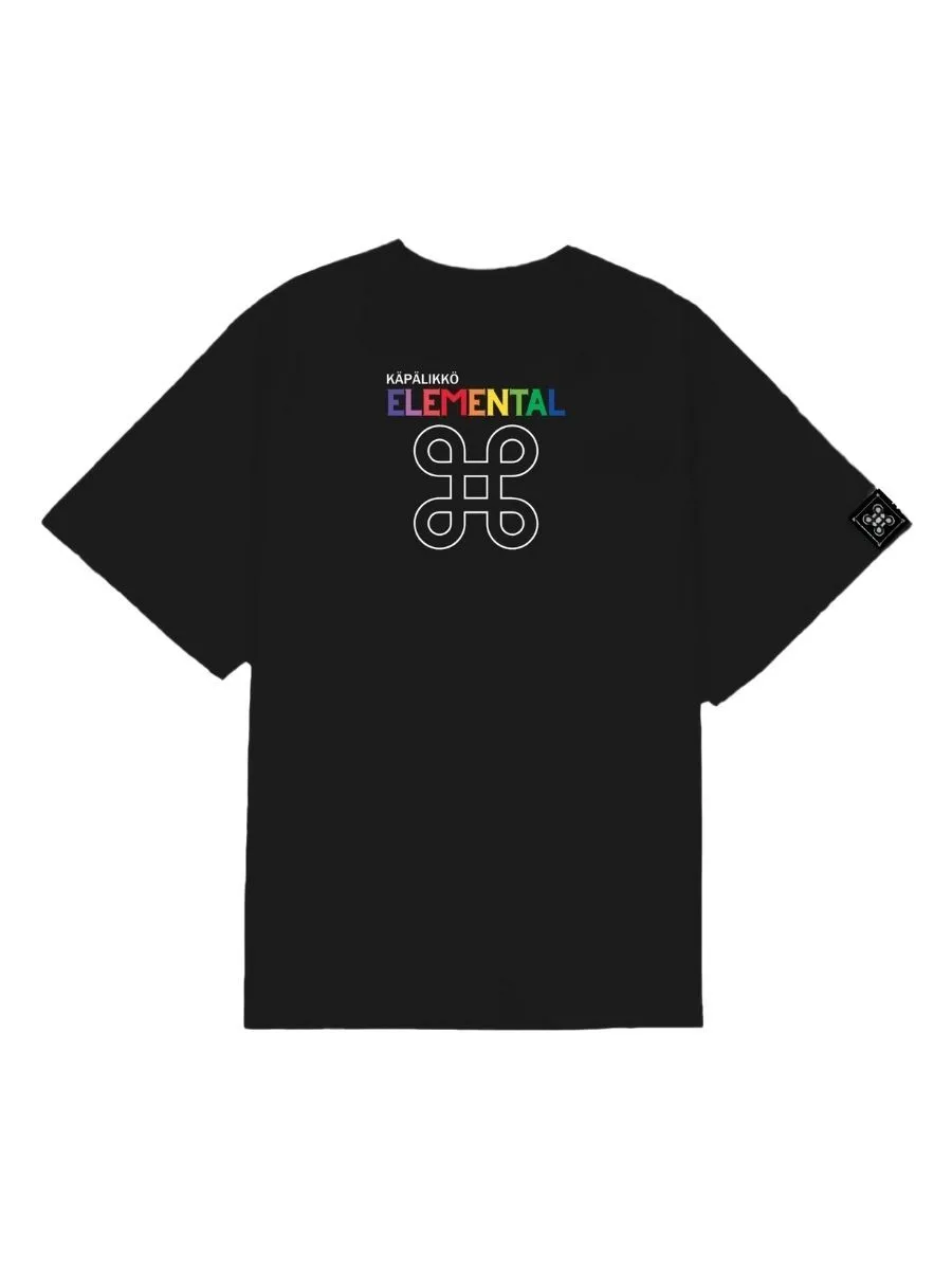 KAPALIKKO Unisex Wind Short Sleeve T-Shirt Black