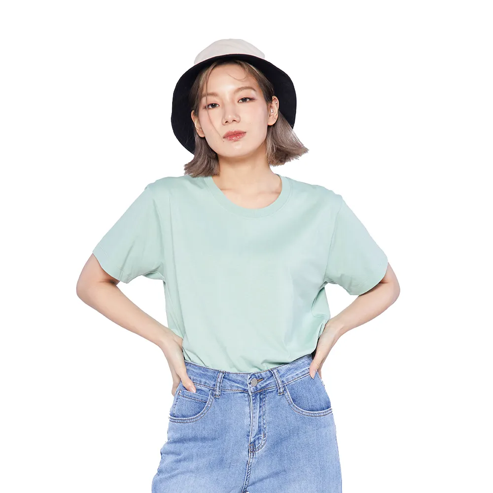 DOUBLE GOOSE Green T-shirt Essential collection