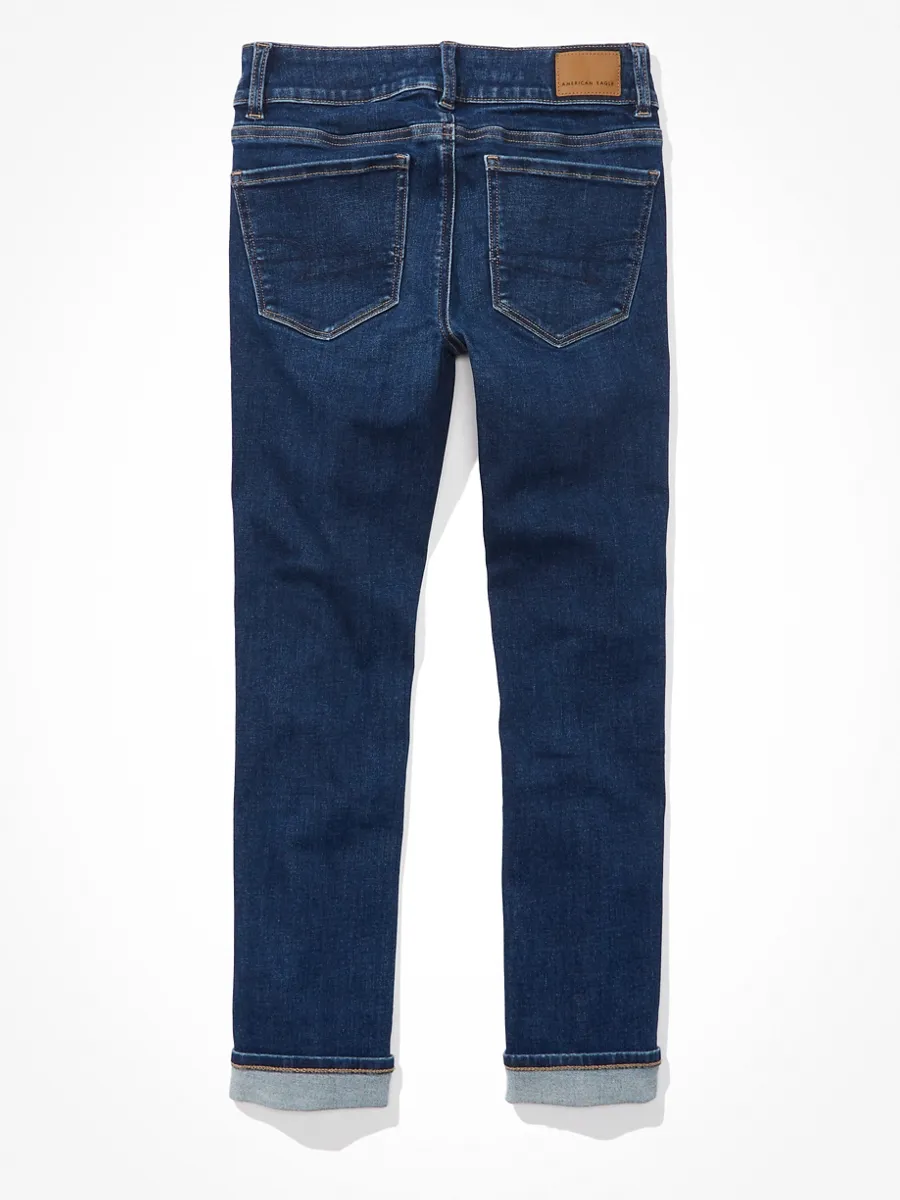 AMERICAN EAGLE กางเกงยีนส์ผู้หญิง ARTIST CROP JEANS สี 928 DARK VINTAGE