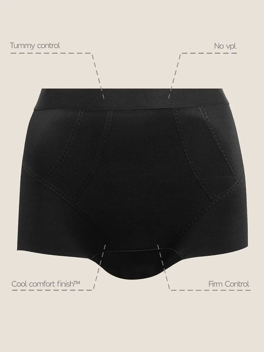 MARKS & SPENCER Women Full Briefs Tummy Control Magicwear Black