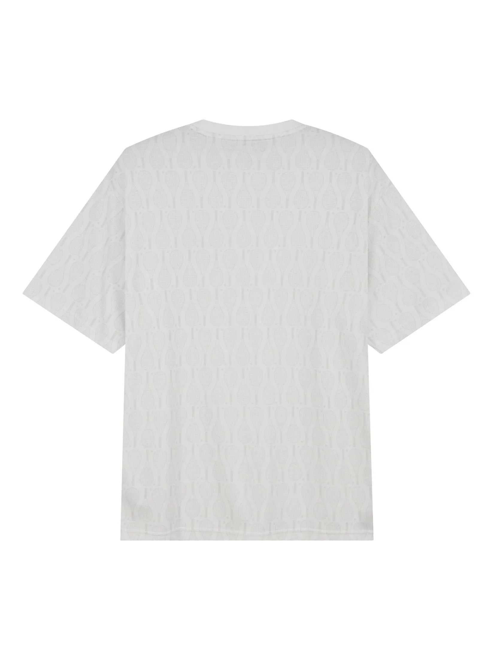 GIORDANO Men's Relaxed Cool UV-resistant G-Motion Tee (Tennis) White