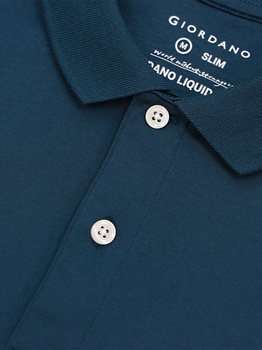 GIORDANO Men's Liquid Touch Polo Emberald Green