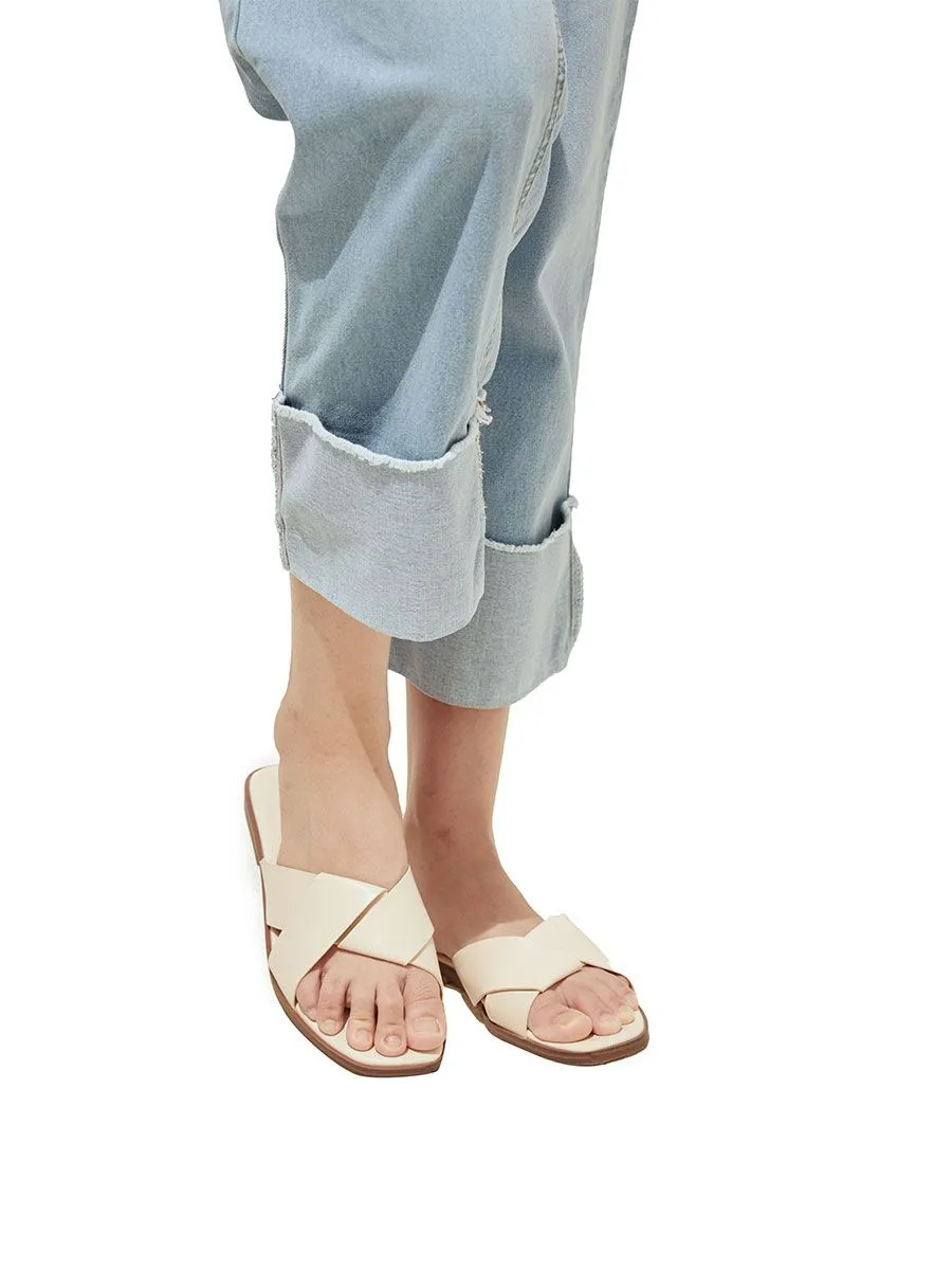 BUCKLE ME Sandals Butterfly BM17IVR Ivory Size - 36 EU