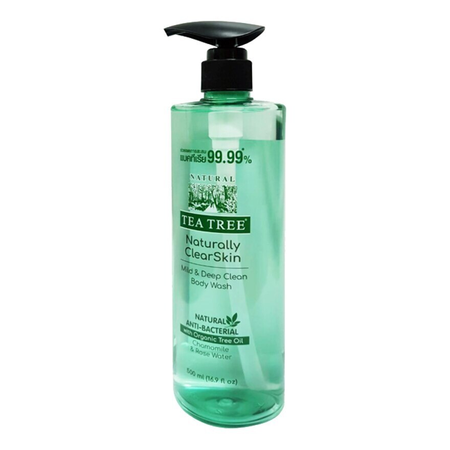 Tea Tree Body Wash Mild  Deep Clean 500 Ml.