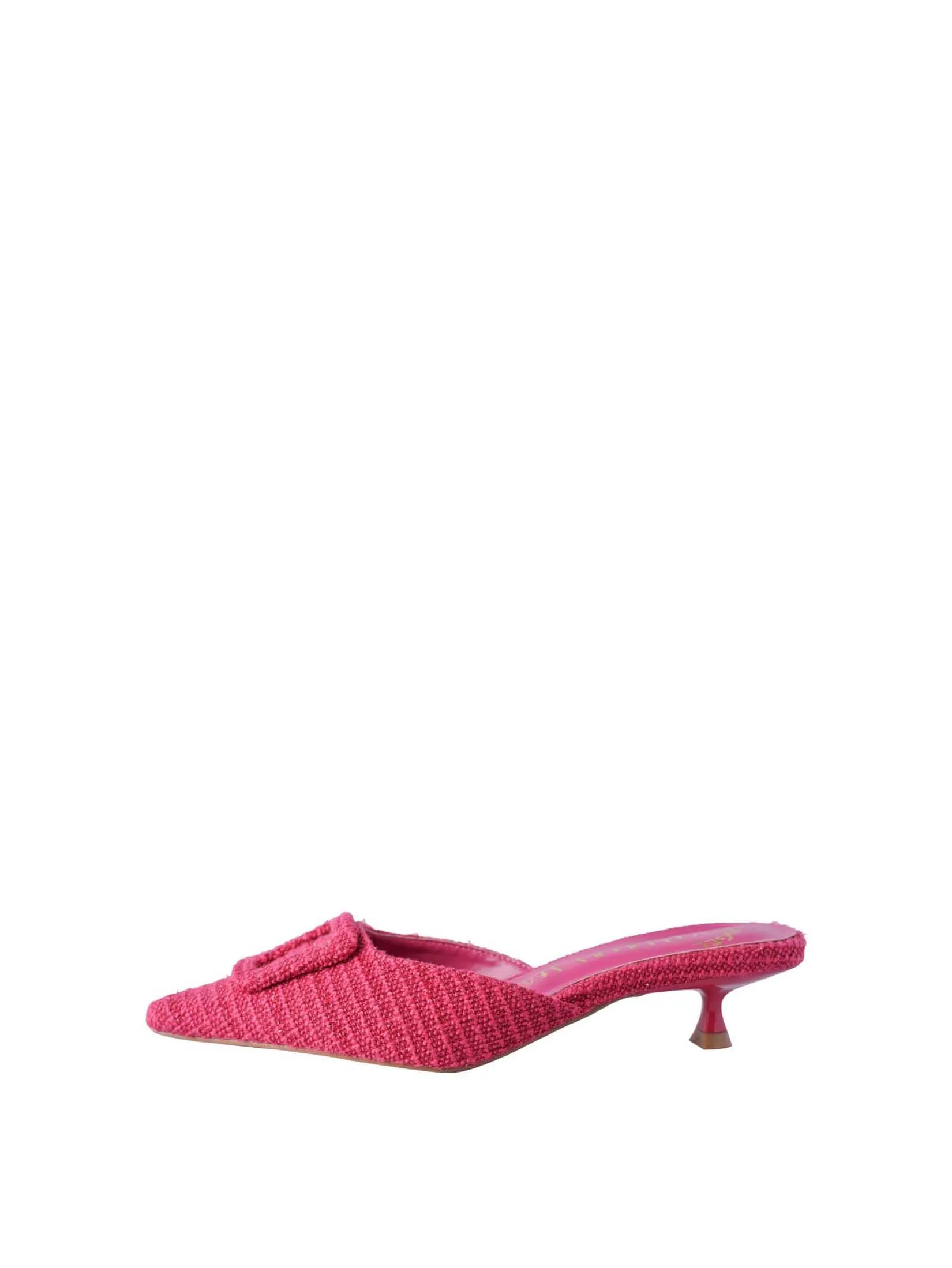 VILLAINS SF ELVA Women's Mule Heels FUCHSIA