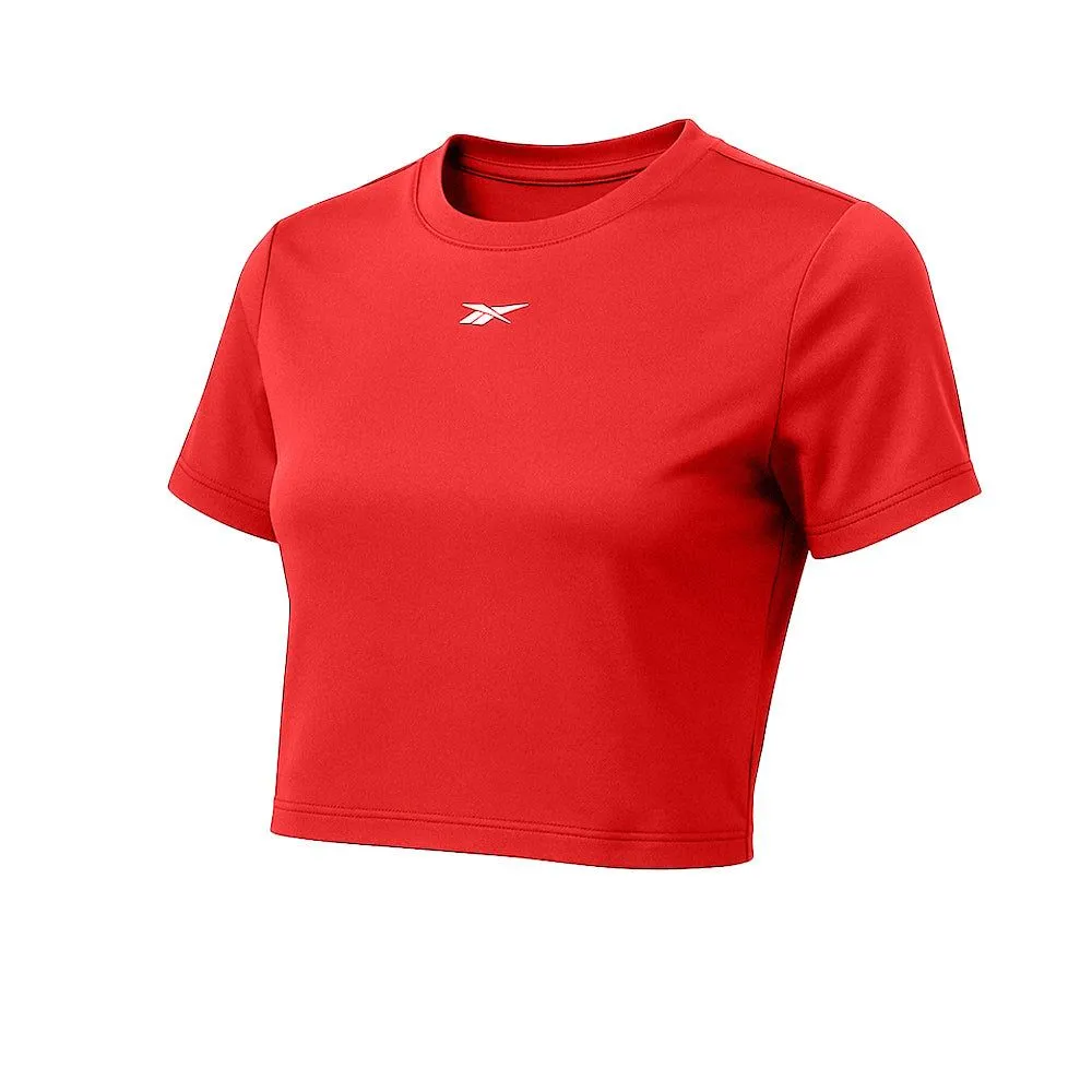 REEBOK Women Training T-Shirt Core Cropped Red - RE099AP558EKTH