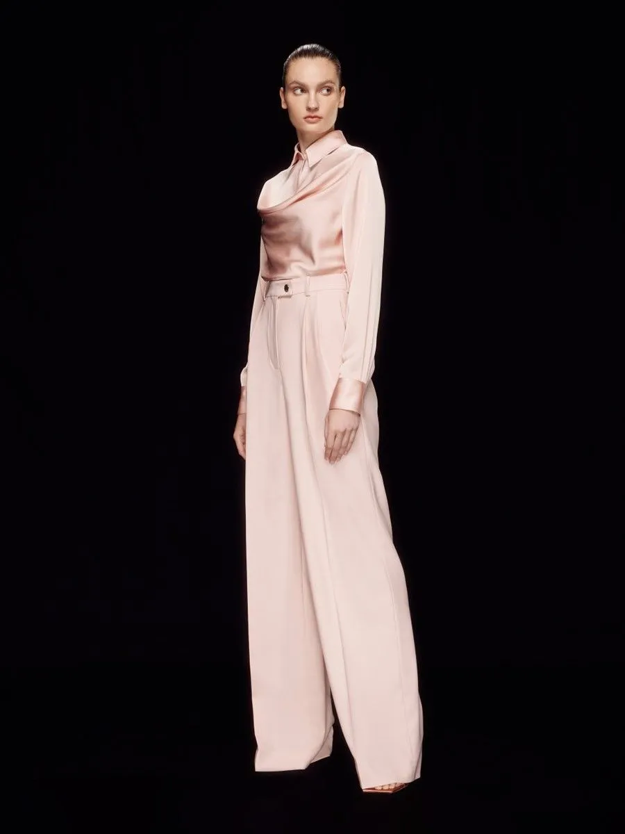 ASAVA ( SS24 )Kiana Classic Straight-Leg Women Pants Peach