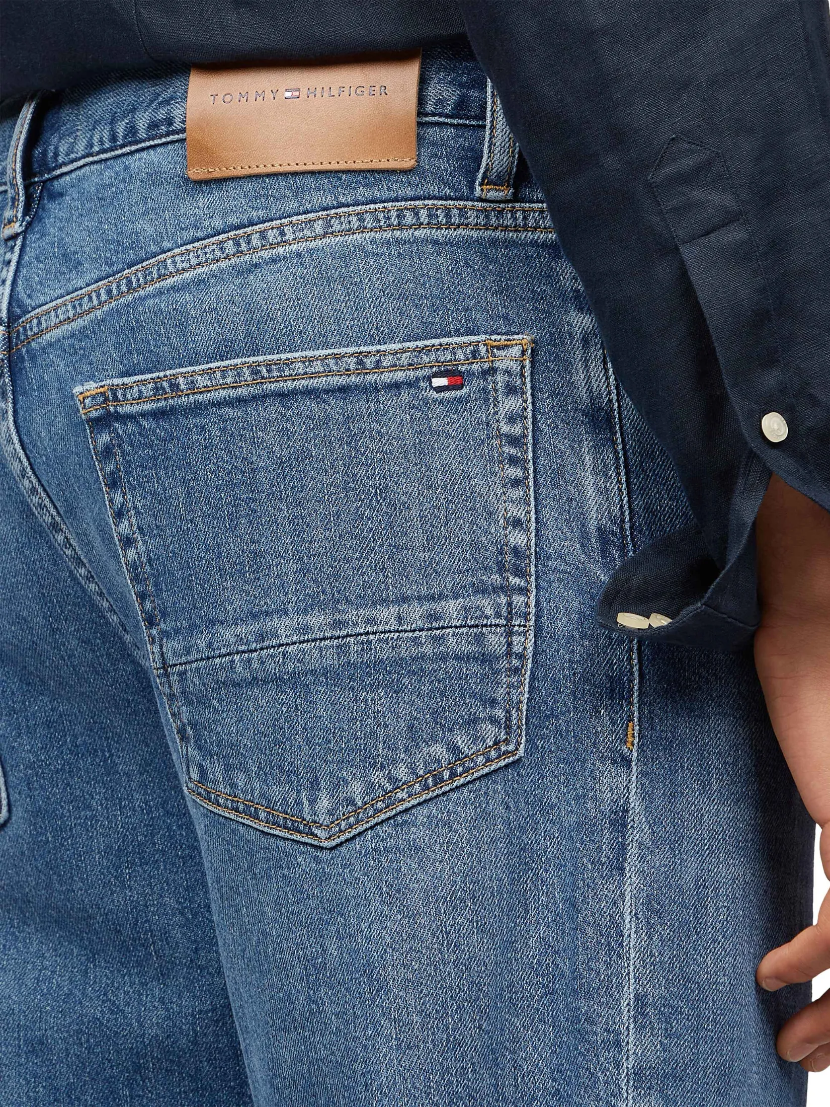 TOMMY HILFIGER MEN JEANS Denim Tapered