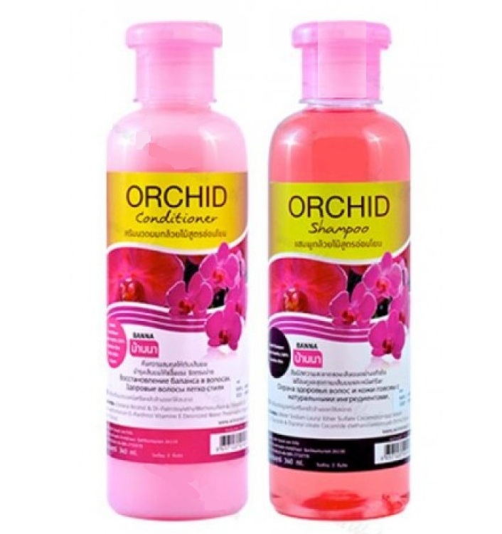 Шампунь и кондиционер с орхидеей Banna 360 и 360 мл