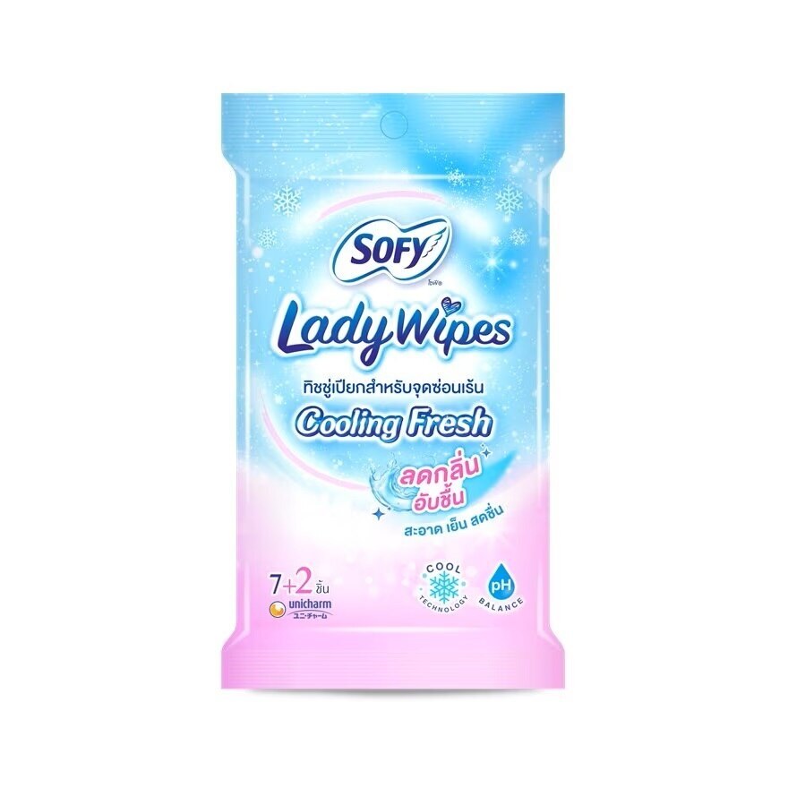 Sofy Lady Wipe Cooling Fresh 7+2'S