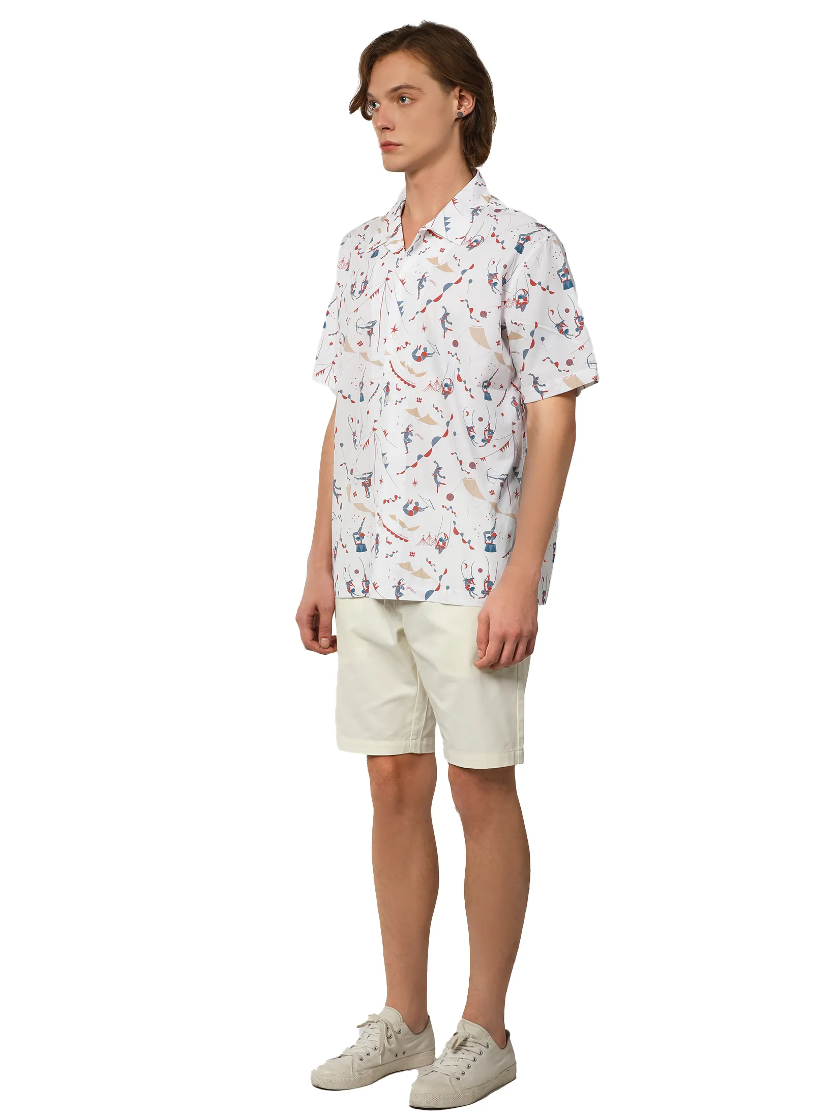 JOHN HENRY Men s Shorts (Slim Fit) MERRIMENT Cream