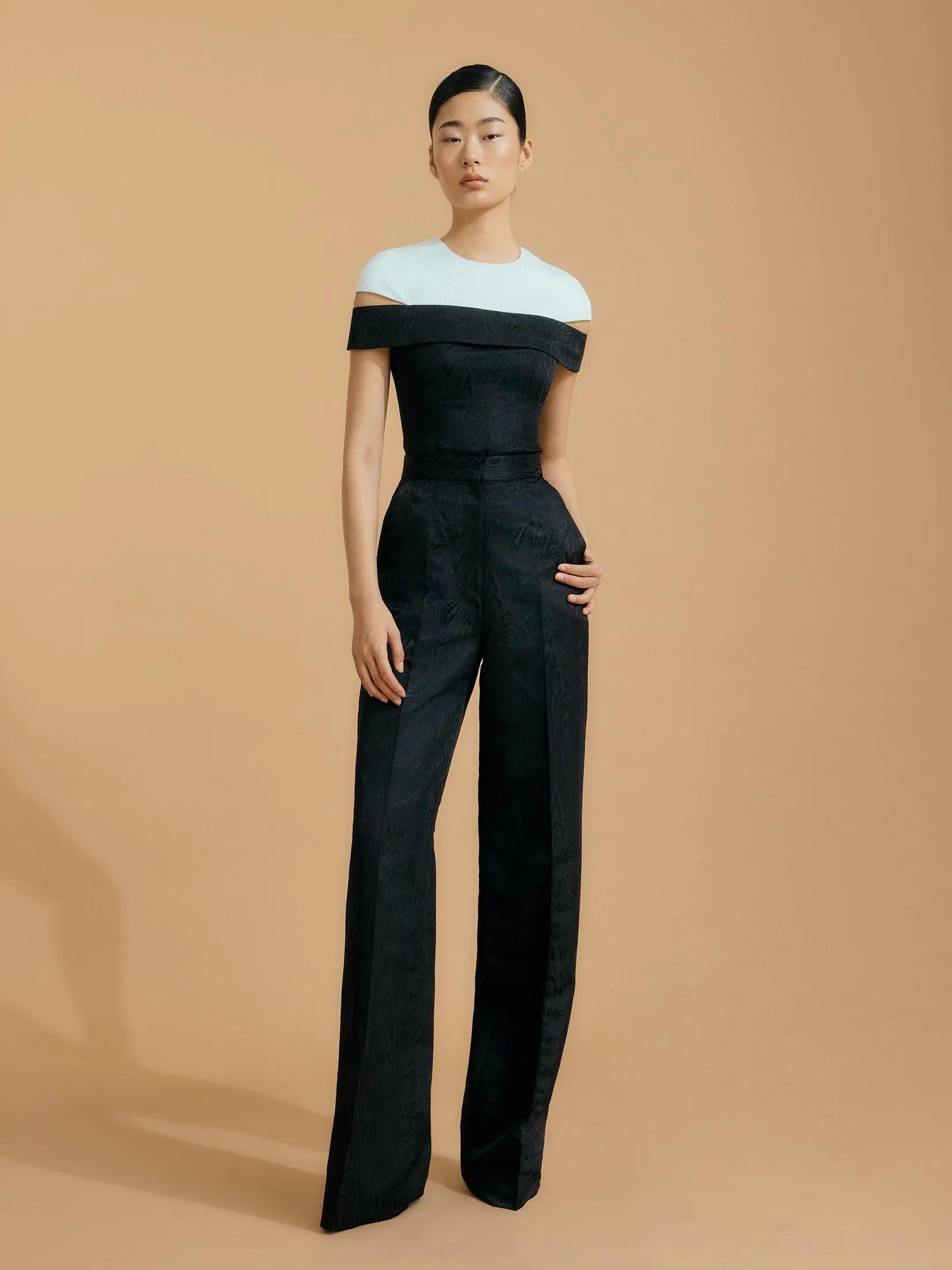 ASAVA ( SS25 )Zinnia High-waisted Women Pants Black