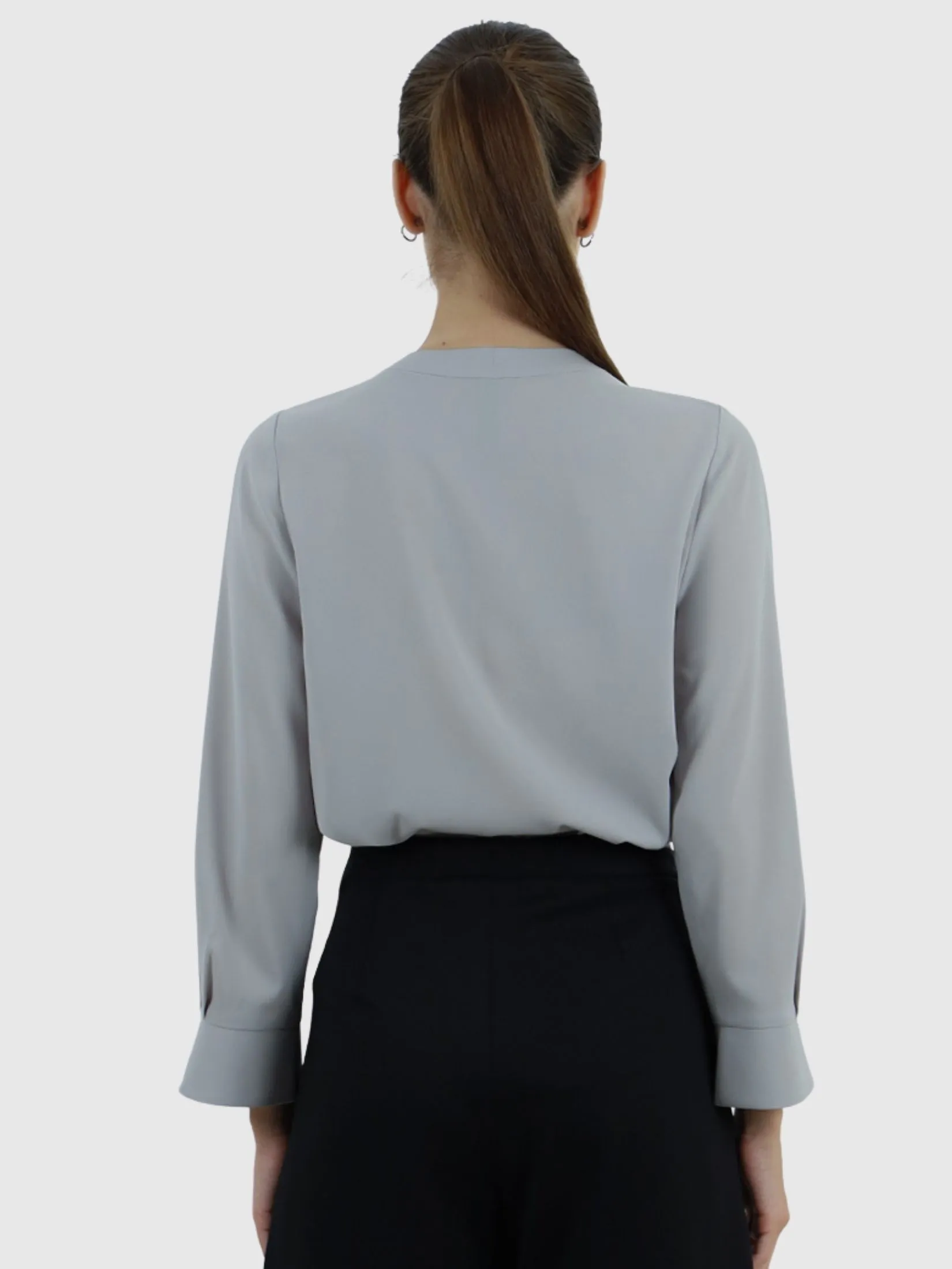 VERONIQA Women Blouse Long Sleeves JoJet Grey