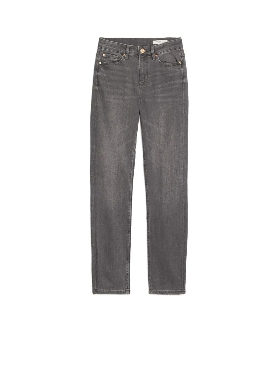 MARKS & SPENCER Women Slim Fit Jeans Lily with Stretch Grey