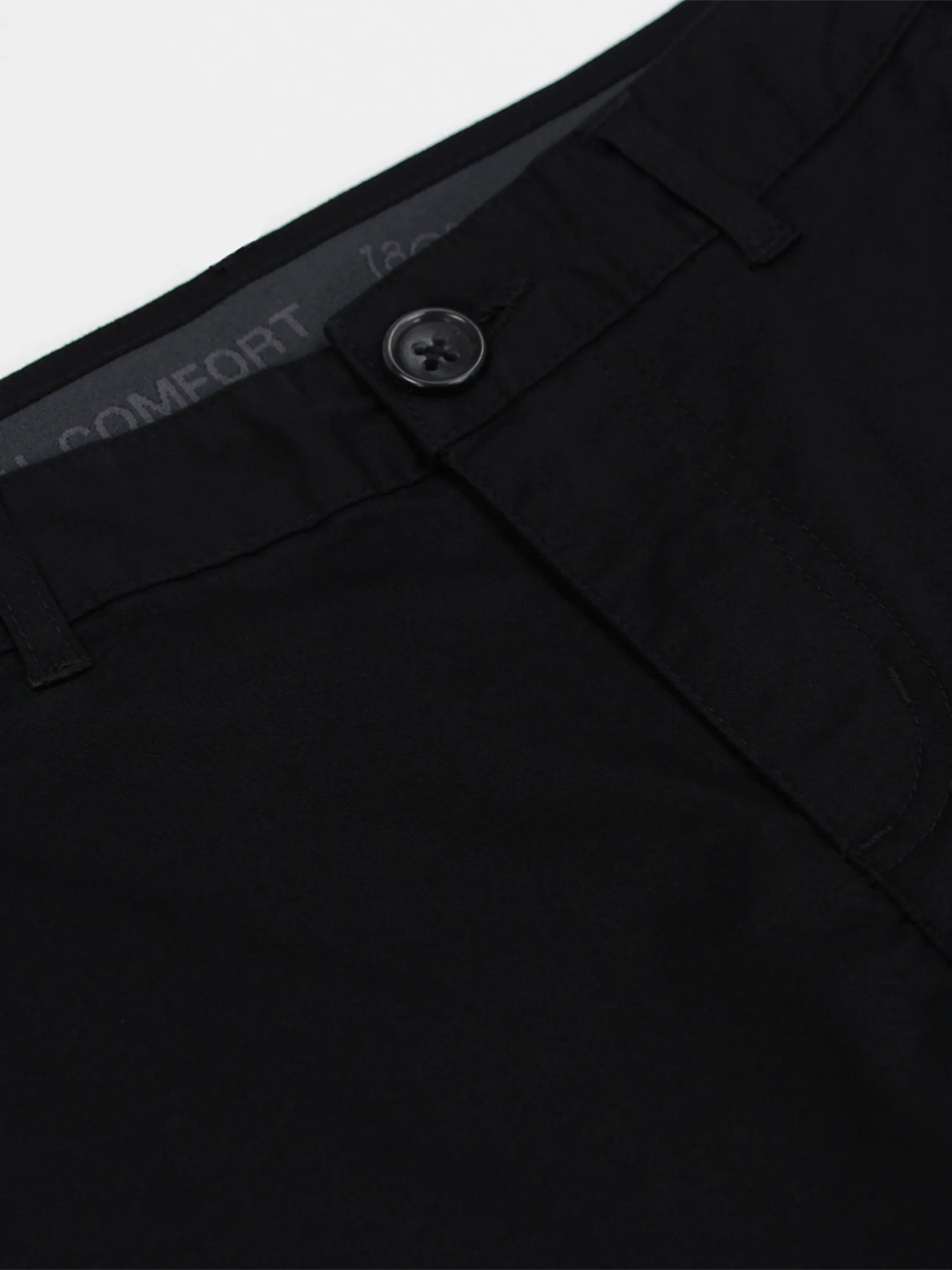 GIORDANO Women's Regular Khakis Audrey Pants (180° Elastic Waist) Signature Black