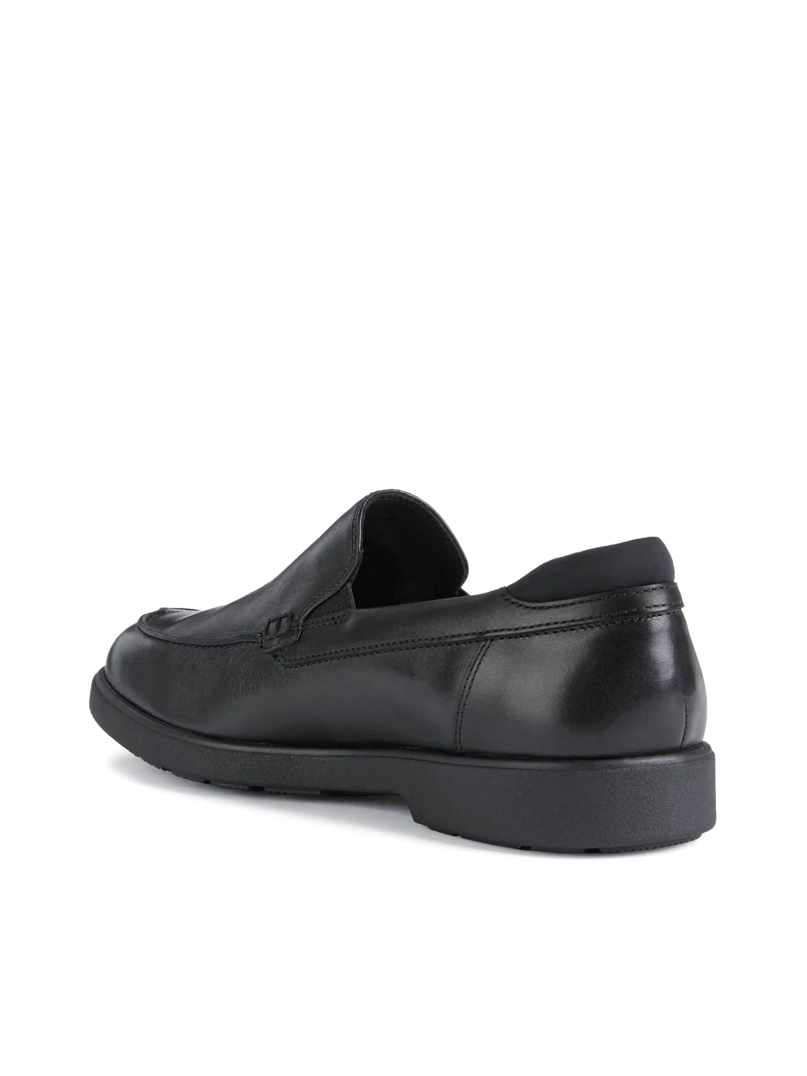 GEOX Men Leather Shoes U Spherica Ec11 Wide Black Watch