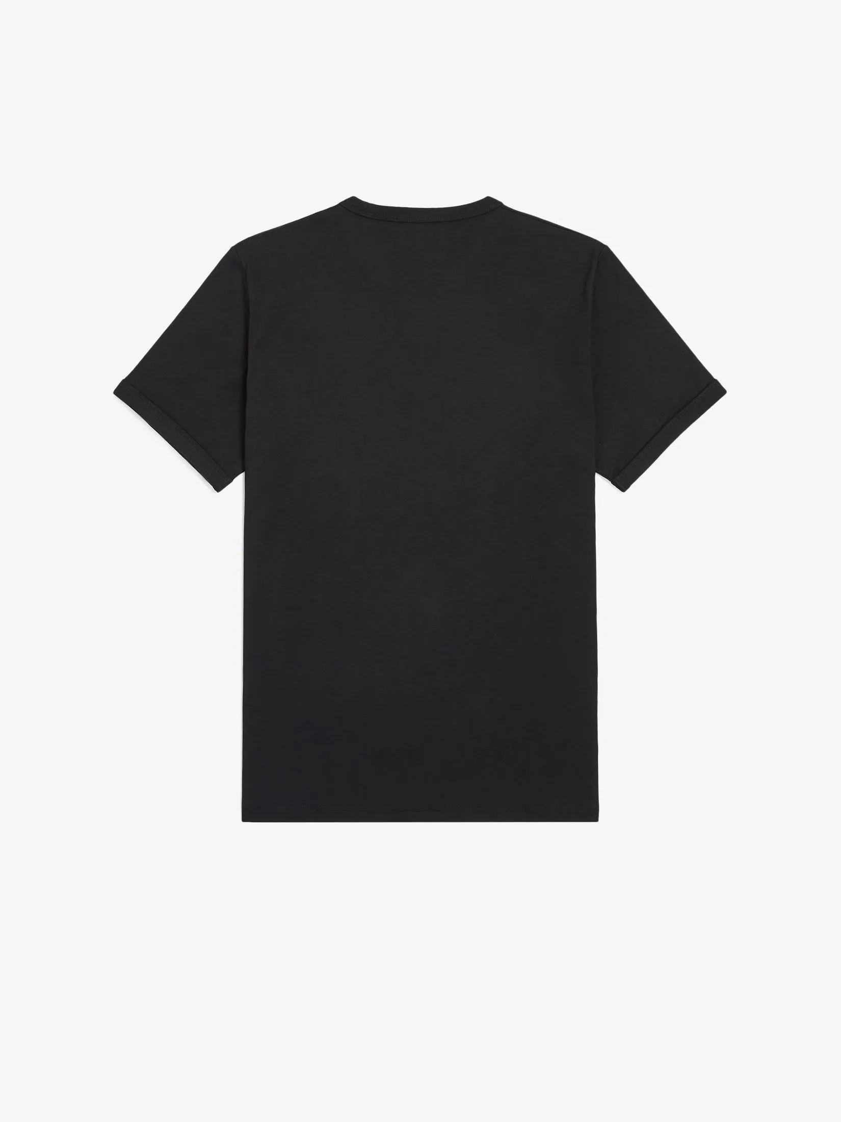 FRED PERRY Men RINGER T-SHIRT Black