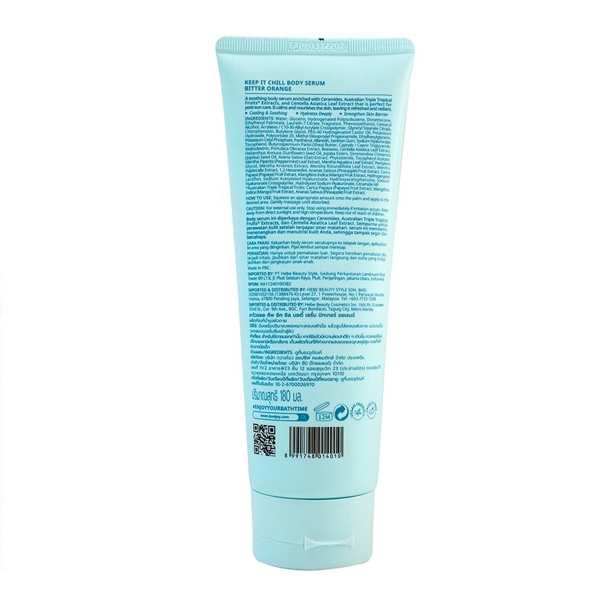 Lavojoy Body Serum Keep It Chill 180 Ml.