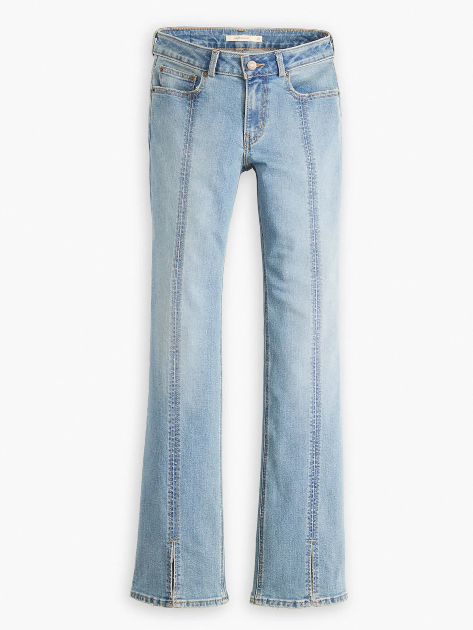 LEVI'S Women's Seamed Superlow Bootcut Jeans Light Blue Size - 24 In