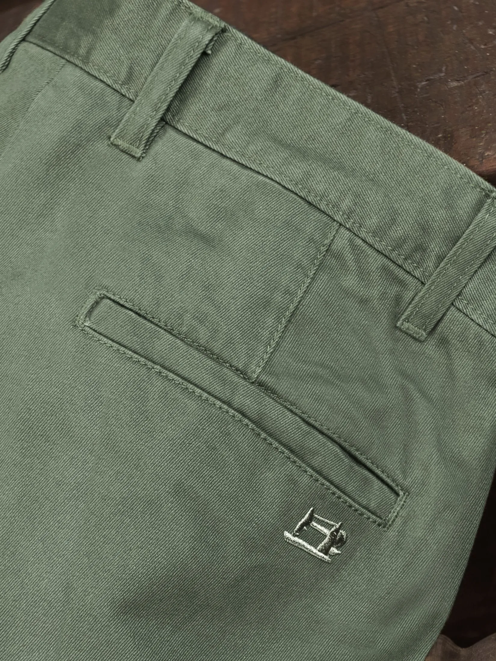 SIMPLE&RAW Timber Chino Pants Sk814 Green