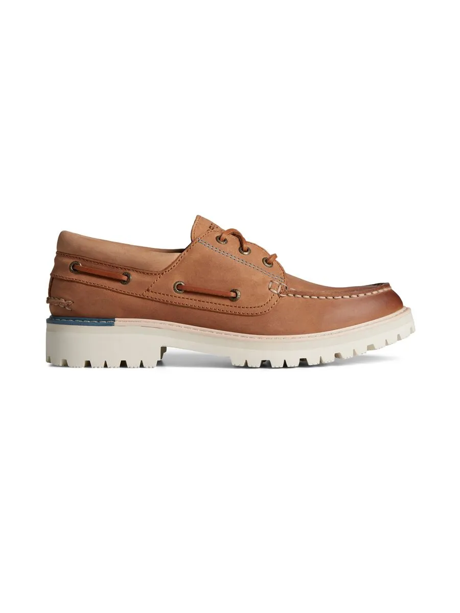 SPERRY MEN TAN A/O LUG 3-EYE