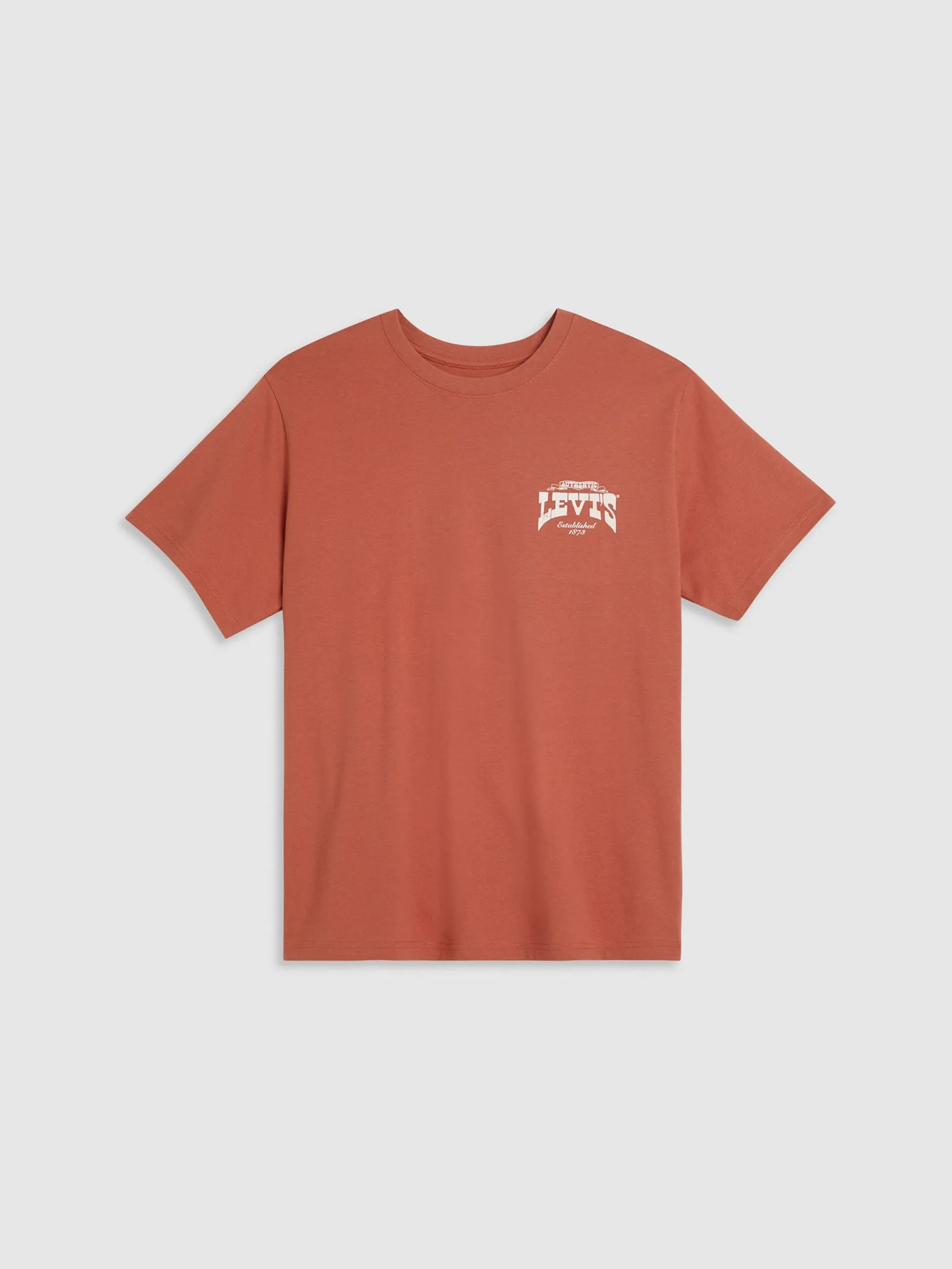 LEVI'S Men's Relaxed Fit Short Sleeve Graphic T-Shirt Red