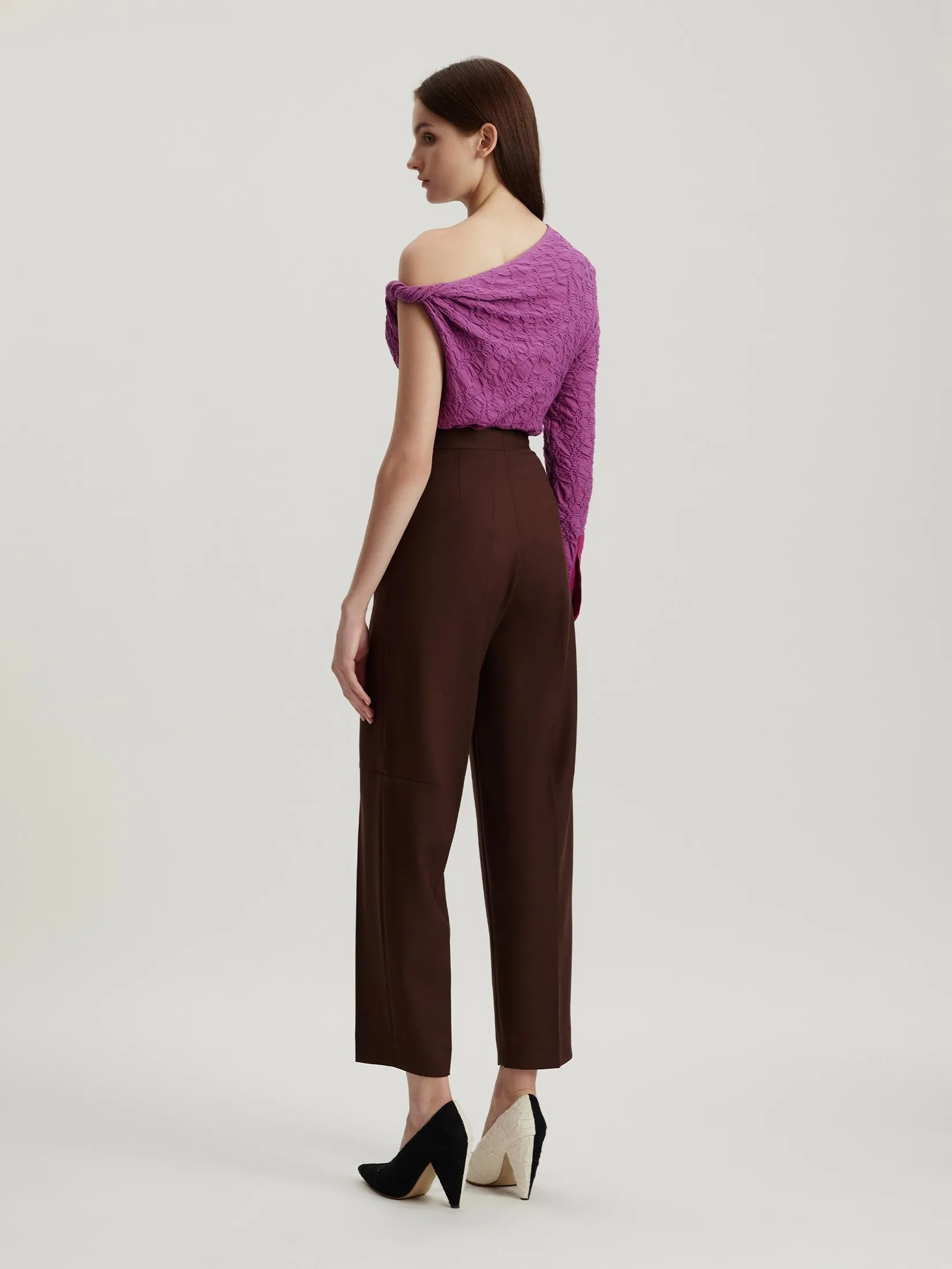 ASAVA (AW24) Wrenley Women Cropped Pants Brown