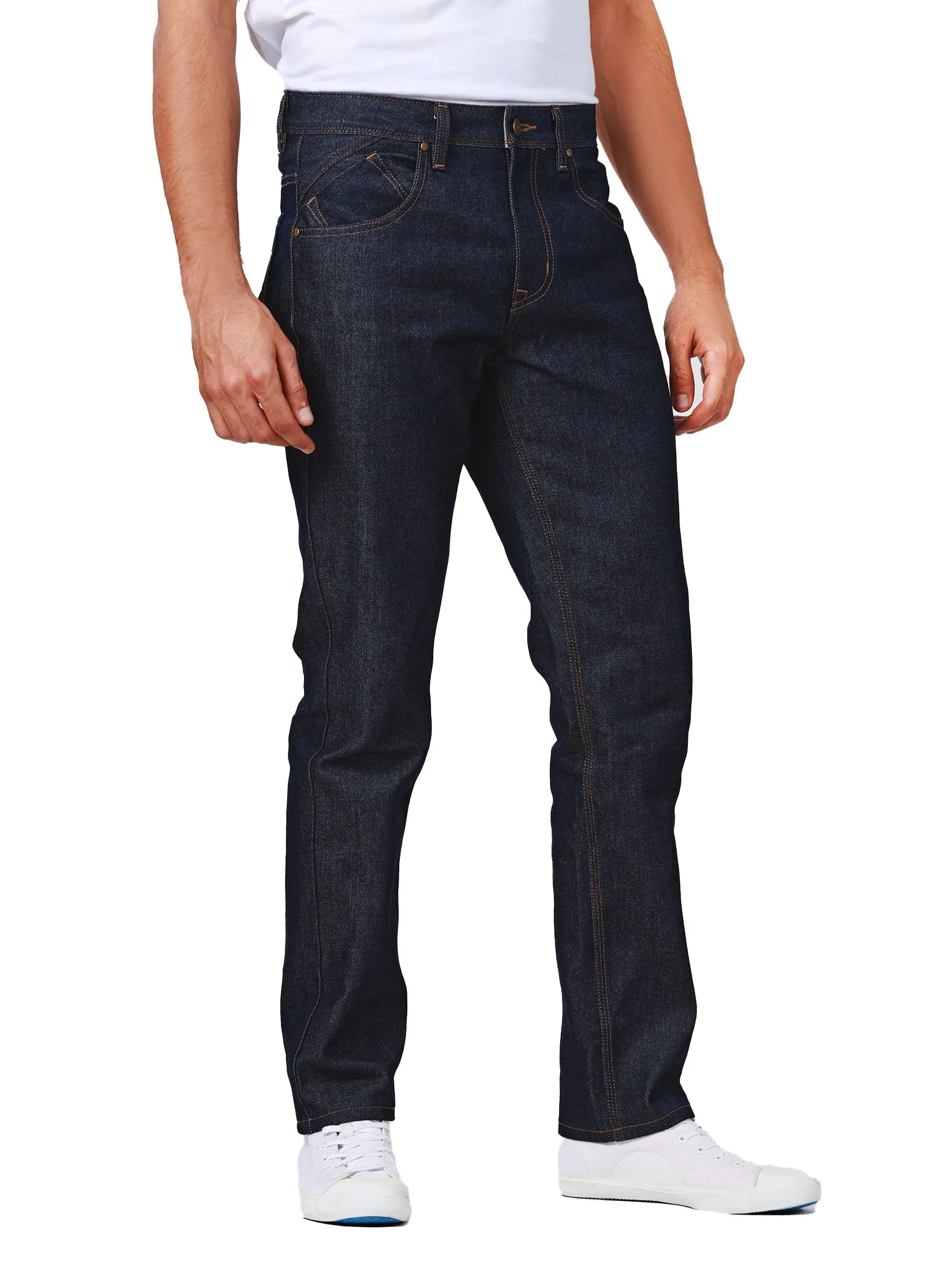 JOHN HENRY Men's Jeans (Straight Fit) DENIM Raw