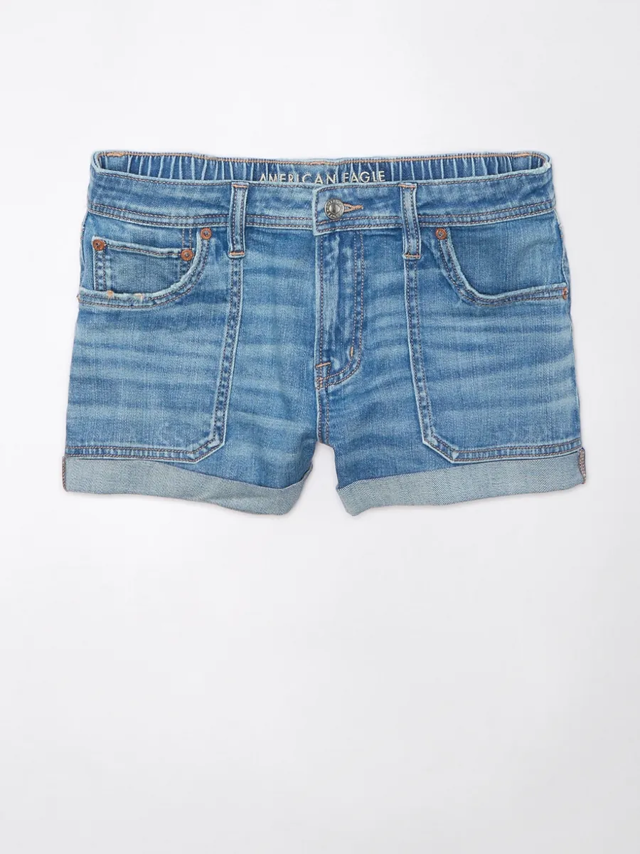 AMERICAN EAGLE WOMEN EASY SHORTIE 334 DEEP INDIGO