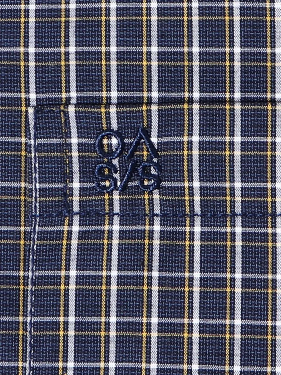 OASIS Men's Short sleeve polo shirt Navy blue