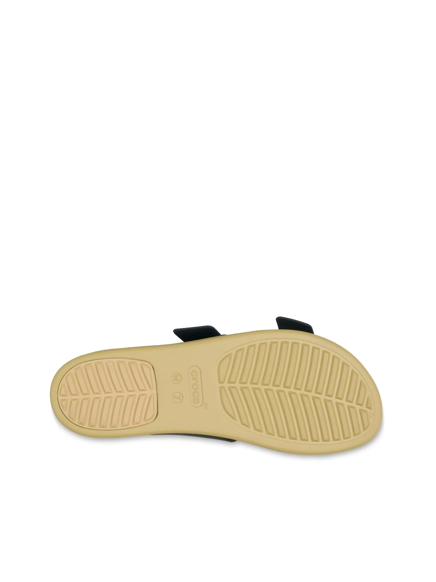 CROCS WOMEN'S BROOKLYN BUCKLE LOW LOW - BLACK/TAN