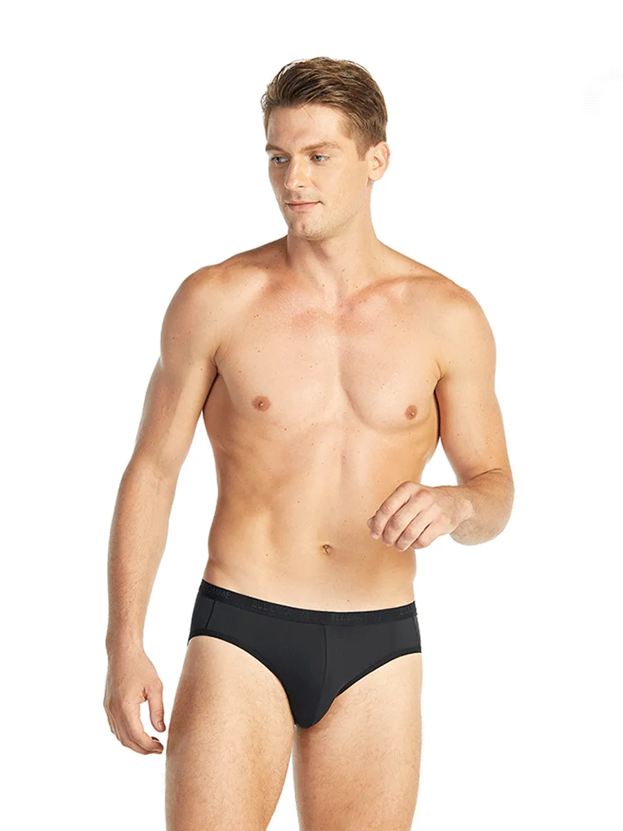 ELLE HOMME MEN BRIEFS UNDERWEAR KUB7925 PACK3 KUB7925MX - BLACK/NAVY/GREY