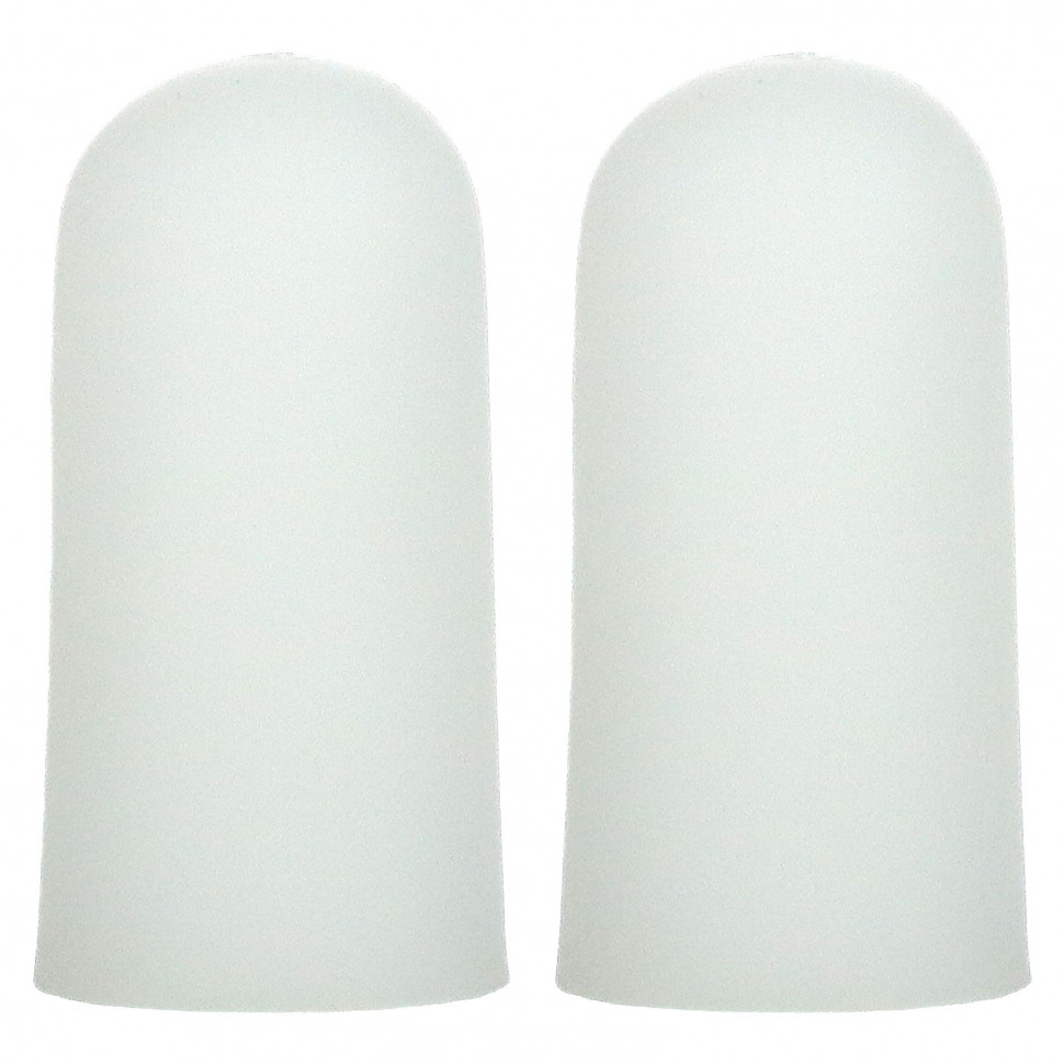 ZenToes, Гелевые колпачки, маленькие, серые, 2 шт. В упаковке