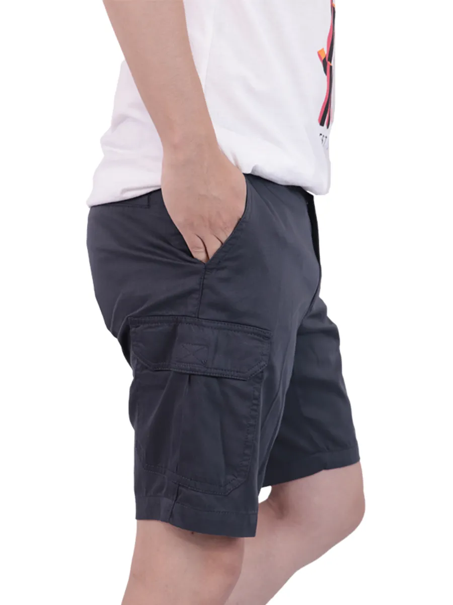 BOVY MEN CARGO SLIM SHORTS GREY