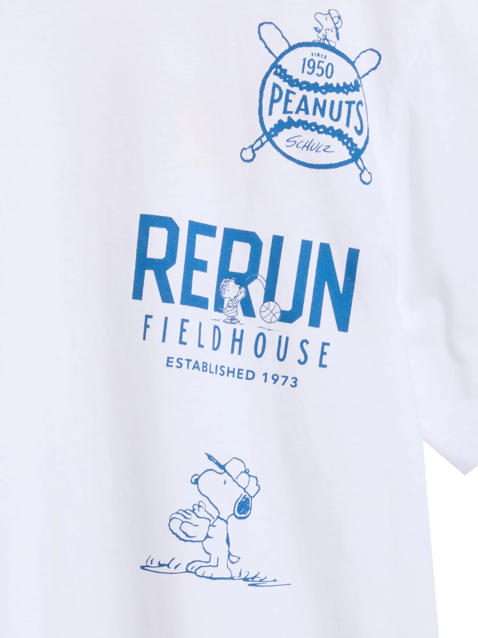 DEFRY 01 Men T-Shirt Short Sleeves Snoopy 2505FTSM044 White