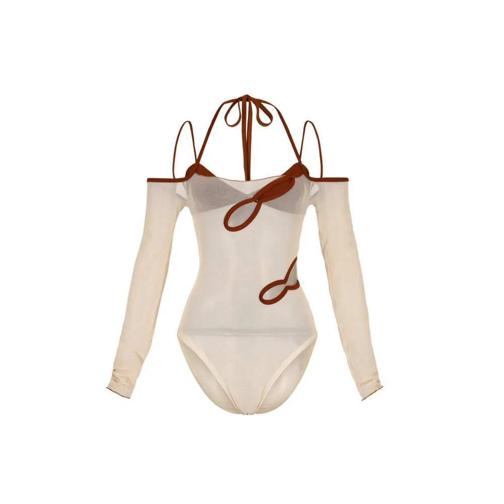 BLACKDOG BKK Cream Ashley bodysuit