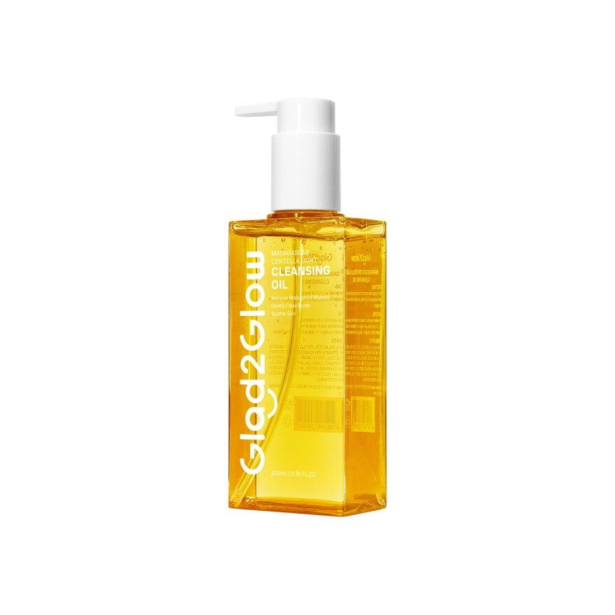 Glad2Glow Cleansing Oil Madagascar Centella Light 200 Ml.