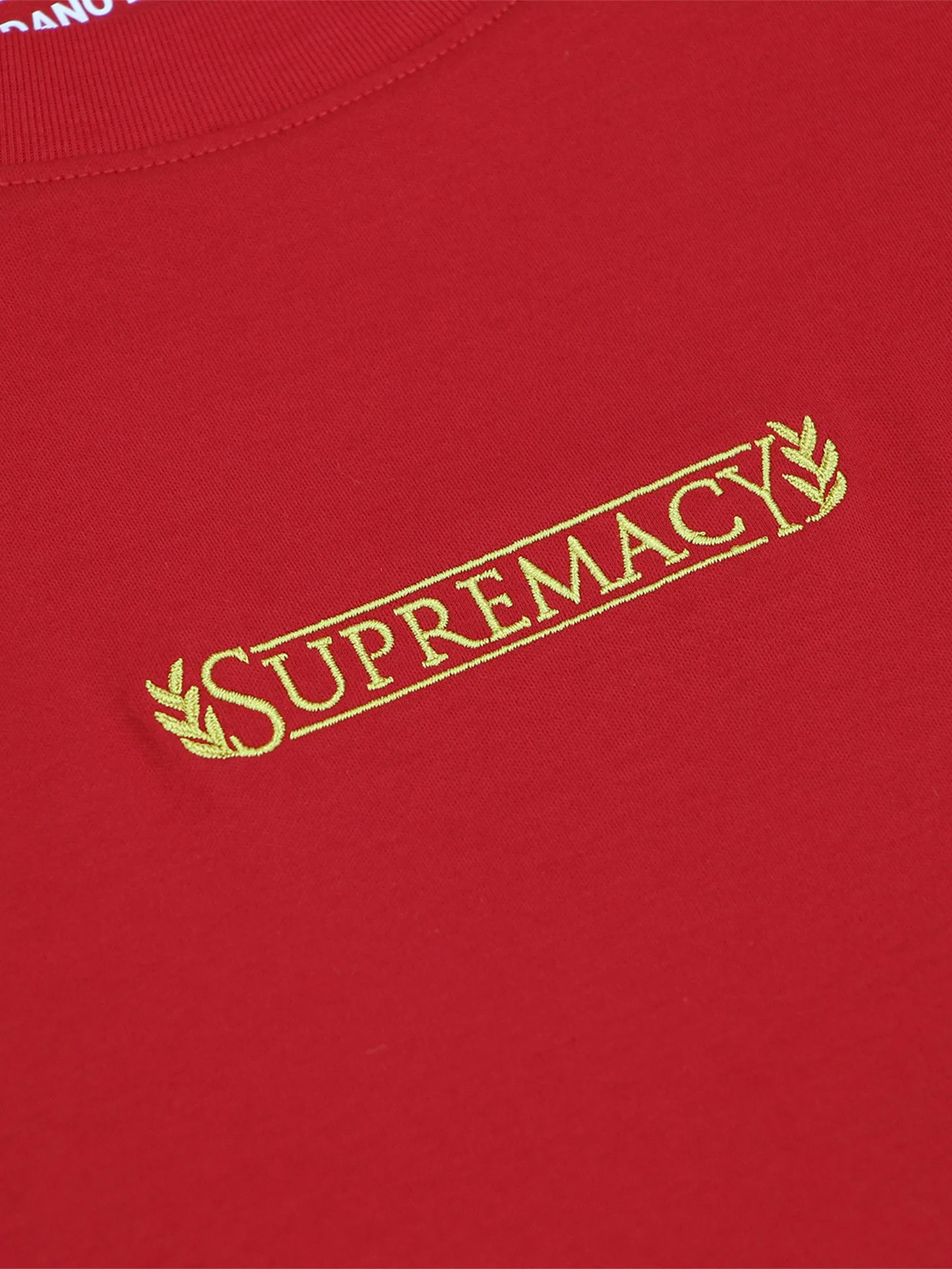 GIORDANO Men Liquid Touch Crew Neck Supremacy T-shirt (Smart Collar) Haute Red