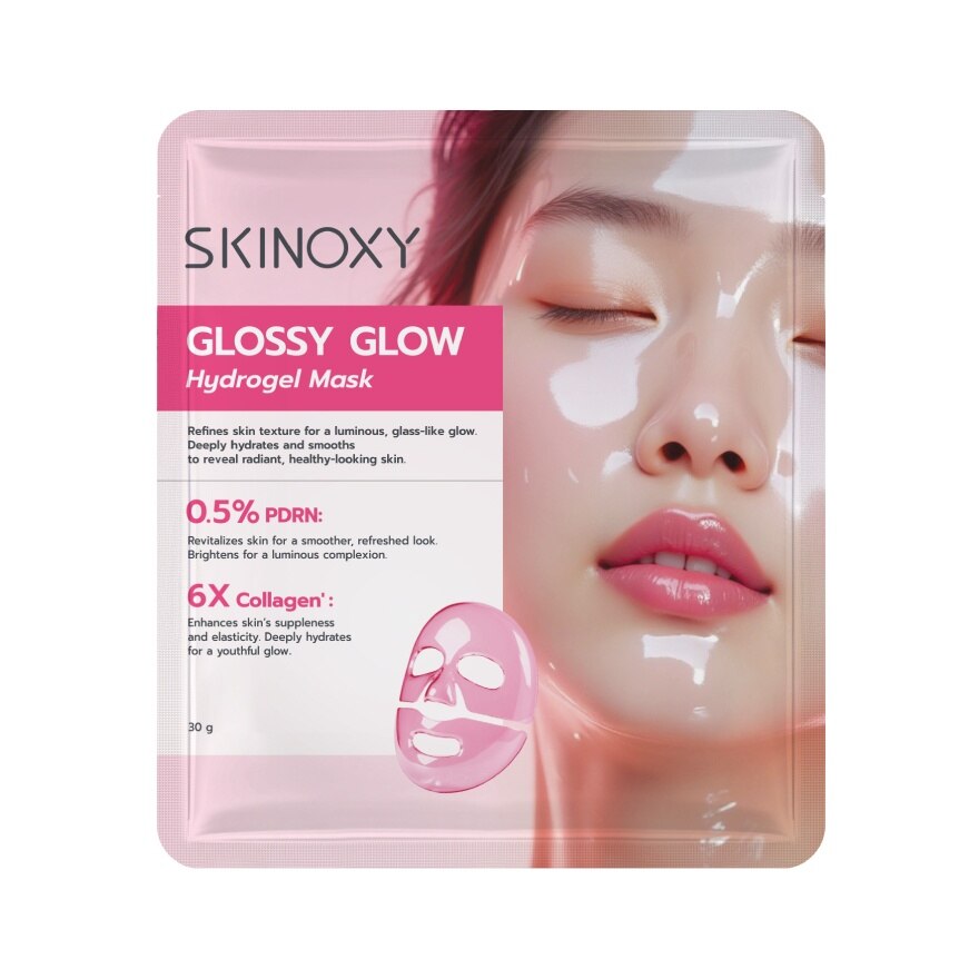 Skinoxy Hydrogel Mask Glossy Glow 1'S - Pink