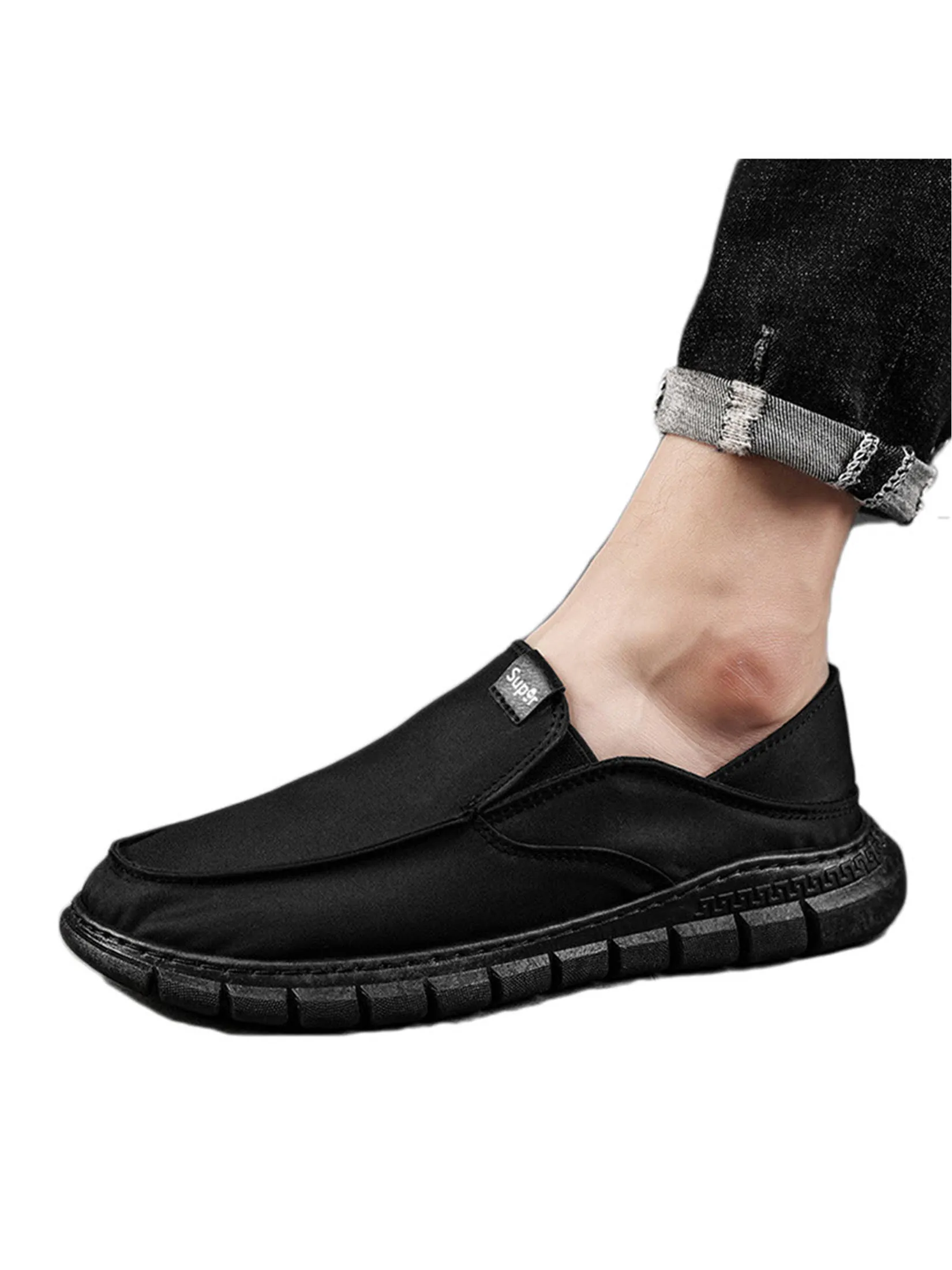 DAZZLING Dazzling Men s Fly knitting sneakers DZ-2168-41 Black