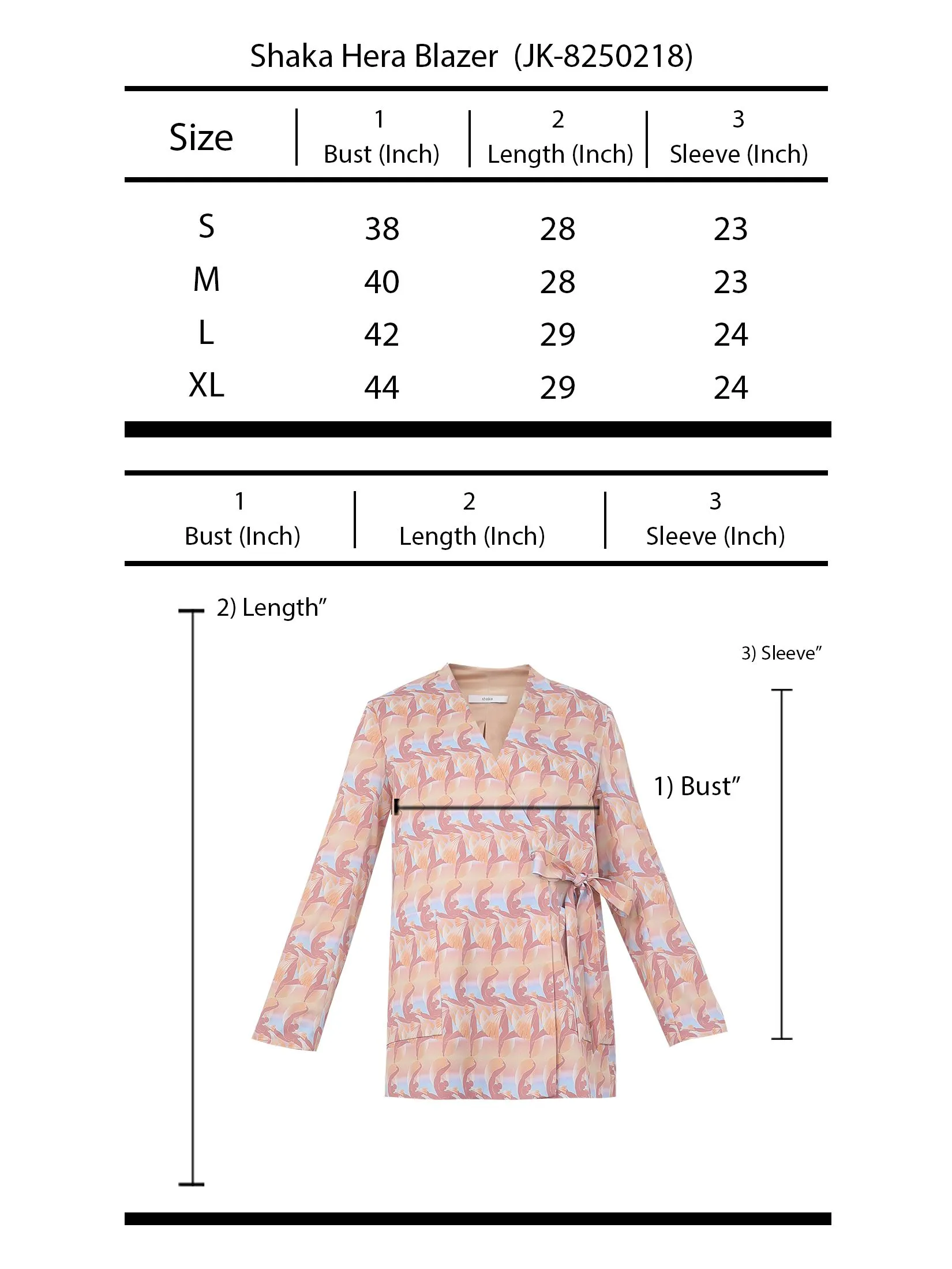 SHAKA Woman Blouse Hera Blazer Brown