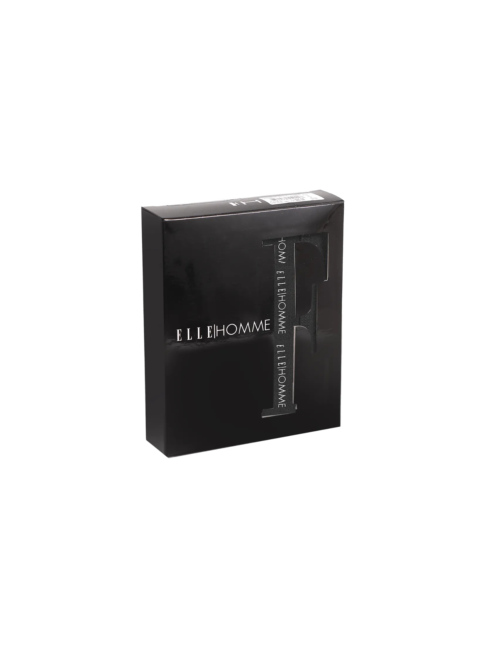 ELLE HOMME Men's underwear BRIEF style 100% COTTON KUF9999 ( 1 Pack/ 3 Pcs. ) - Black