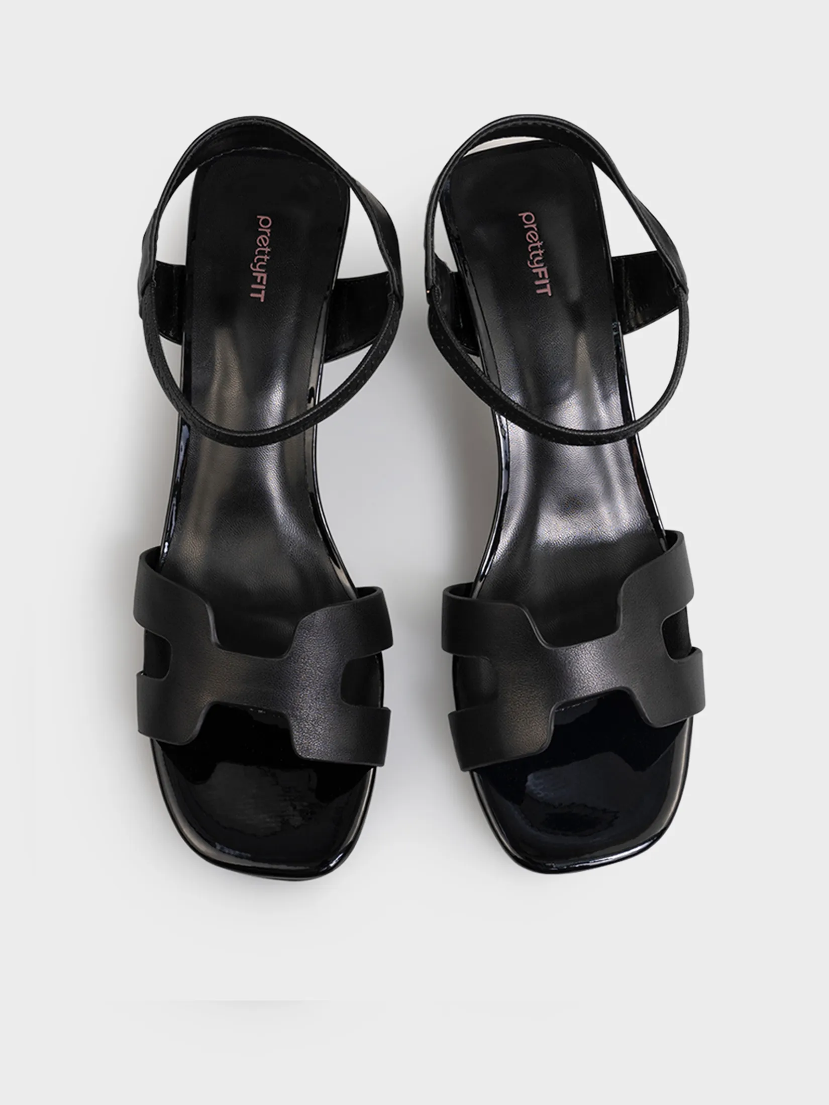 PRETTY FIT Women Heels Jodie Cow Leather With Ankle Strap