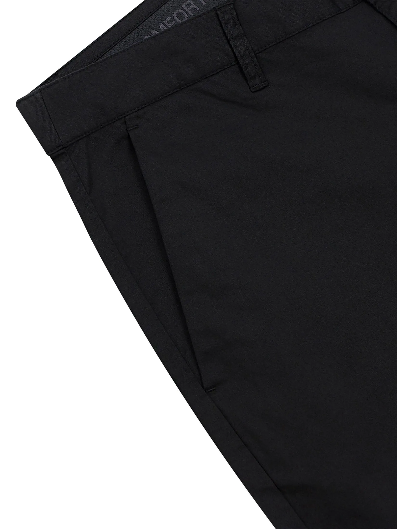 GIORDANO Men's Slim Cool-touch Shorts (180° Elastic Waist) Black