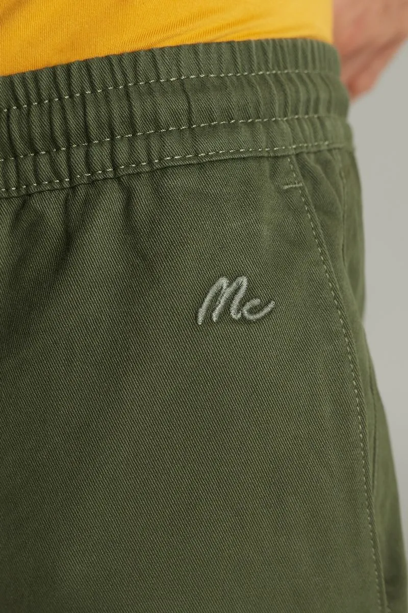 MC JEANS Short pants Green MCJZ059