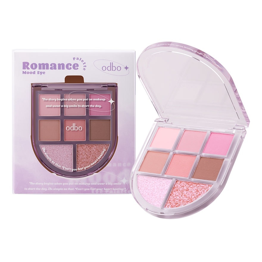 Odbo Romance Mood Eye Palette 6g 01 - 03 Thai Tea Orange