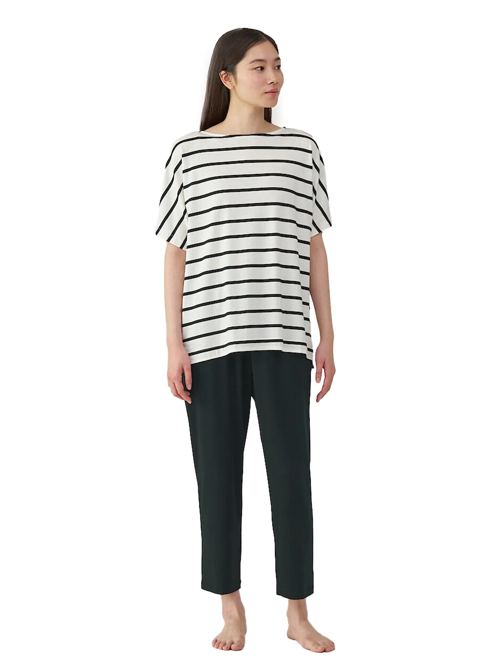 MUJI Women Lounge Set Cool Touch Blended