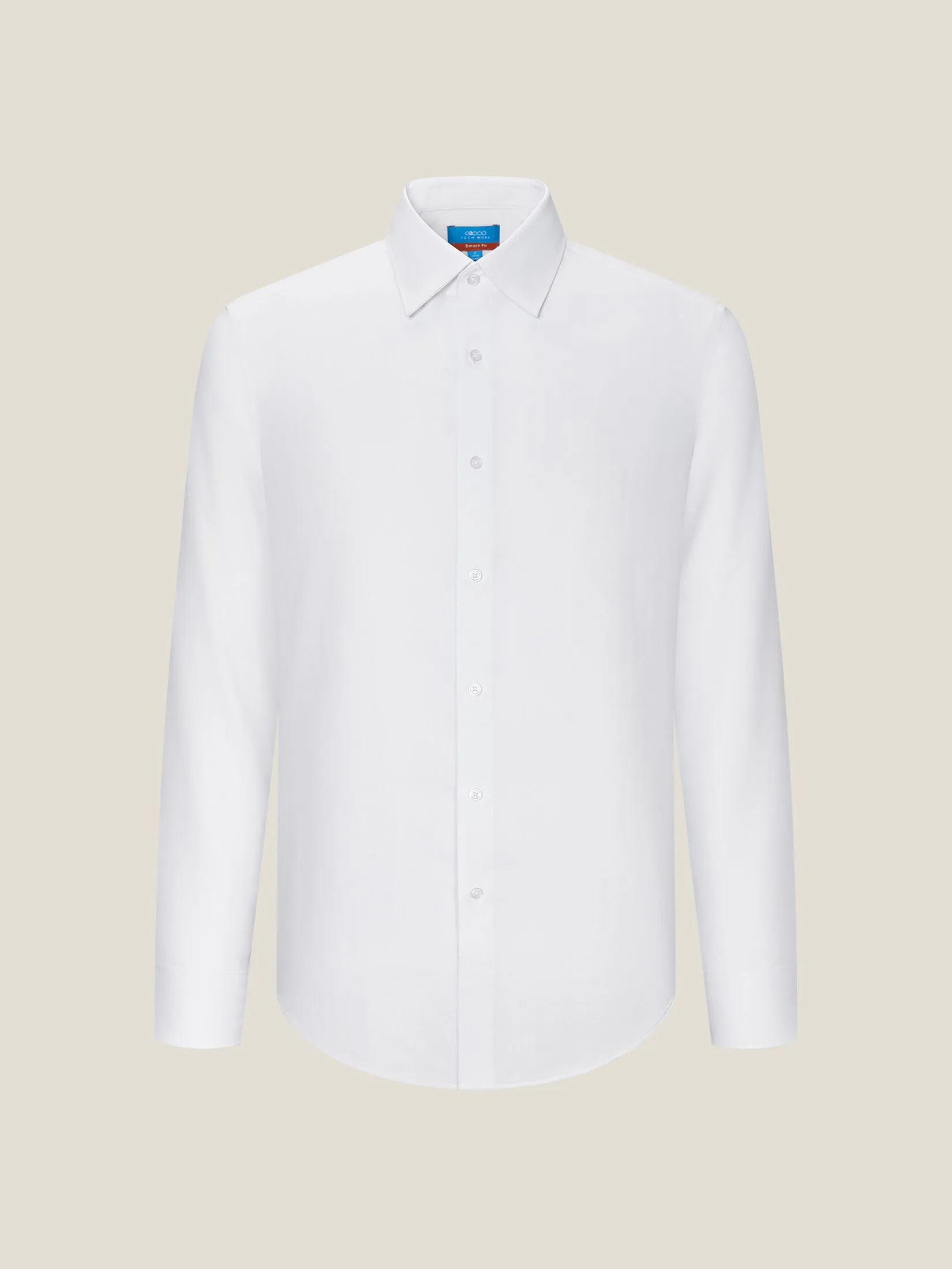 G2000 Men Clothing Non-Iron Dry Texture Shirt  Smart Fit - 5112332200 - White