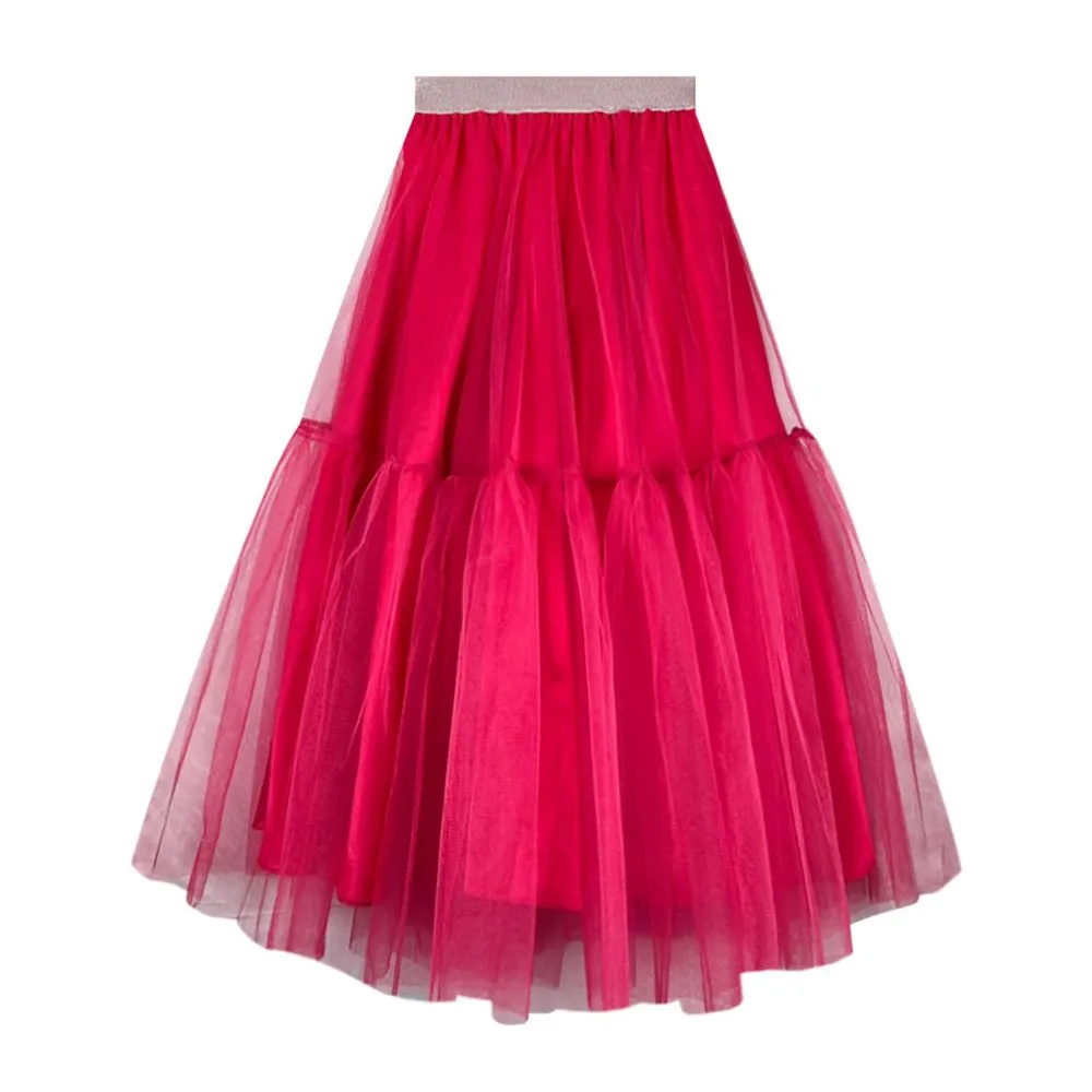 ICONIC NEON PINK TULLE SKIRT